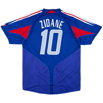 2004-06 France Home Shirt Zidane #10 - 10/10 - (L)