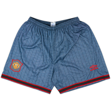 1995-96 Manchester United Away Shorts - 8/10 - (XL)