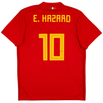 2018-19 Belgium Home Shirt E.Hazard #10 - 5/10 - (M)