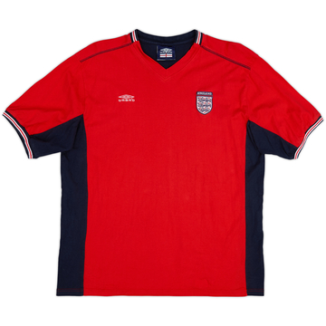2002-04 England Umbro Cotton Tee - 8/10 - (XL)