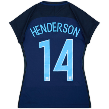 2017 England Away Shirt Henderson #14 - 10/10 - (Women's S)