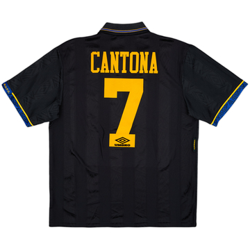 1993-95 Manchester United Away Shirt Cantona #7 - 8/10 - (L)