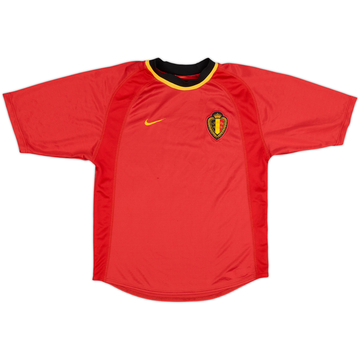 2000-02 Belgium Home Shirt - 8/10 - (L.Boys)