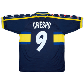 1999-00 Parma Away Shirt Crespo #9 - 6/10 - (L)