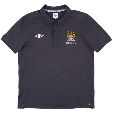 2010-11 Manchester City Umbro Polo Shirt - 7/10 - (XL)