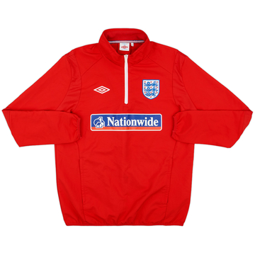 2010-11 England Umbro 1/4 Zip Drill Top - 9/10 - (L)