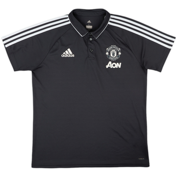 2017-18 Manchester United adidas Polo Shirt - 9/10 - (L)