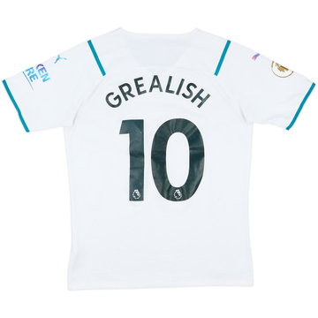 2021-22 Manchester City Authentic Away Shirt Grealish #10 - 5/10 - (L)