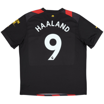 2022-23 Manchester City Away Shirt Haaland #9 - 10/10 - (XL)