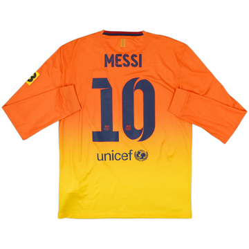 2012-13 Barcelona Away L/S Shirt Messi #10 - 8/10 - (M)