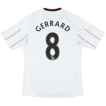 2010-11 Liverpool Away Shirt Gerrard #8 - 6/10 - (S)