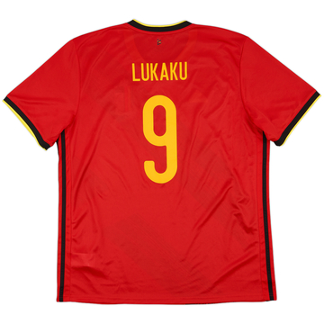 2020-21 Belgium Home Shirt Lukaku #9 - 10/10 - (XL)