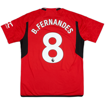2023-24 Manchester United Home Shirt B.Fernandes #8 - 8/10 - (L)