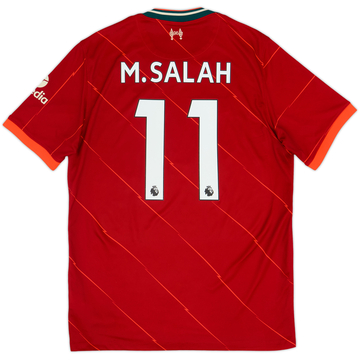2021-22 Liverpool Home Shirt M. Salah #11 - 5/10 - (L)