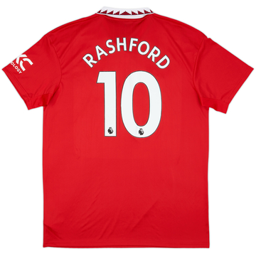 2022-23 Manchester United Home Shirt Rashford #10 - 8/10 - (XL)