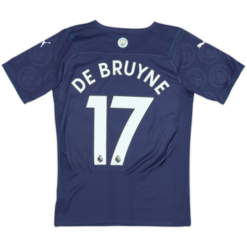 2021-22 Manchester City Authentic Third Shirt De Bruyne #17 - 10/10 - (S)