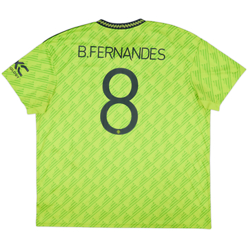 2022-23 Manchester United Third Shirt B.Fernandes #8 - 6/10 - (3XL)