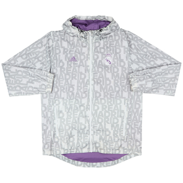 2016-17 Real Madrid adidas Hooded Rain Jacket - 8/10 - (M)