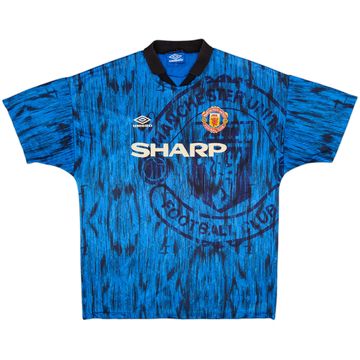 1992-93 Manchester United Away Shirt - 7/10 - (XL)