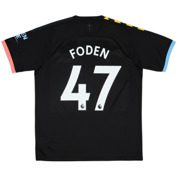 2019-20 Manchester City Away Shirt Foden #47 - 10/10 - (L)