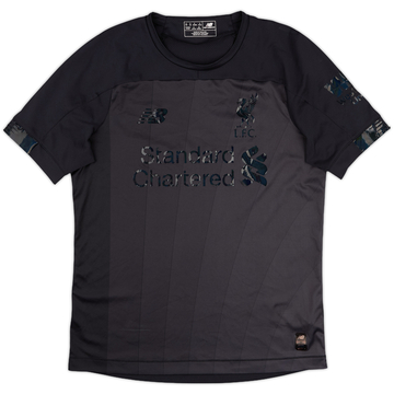2019-20 Liverpool Blackout Shirt - 8/10 - (S)