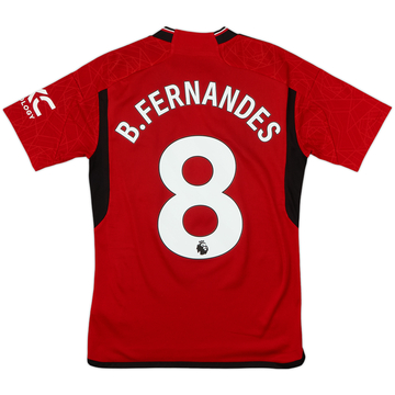2023-24 Manchester United Home Shirt B.Fernandes #8 - 8/10 - (XS)