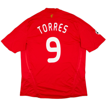 2008-10 Liverpool Home Shirt Torres #9 - 8/10 - (XXL)