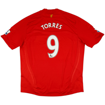 2008-10 Liverpool Home Shirt Torres #9 - 7/10 - (XXL)