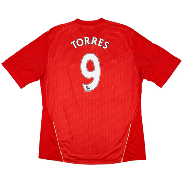2010-12 Liverpool 'FA Cup Final' Home Shirt Torres #9 - 6/10 - (XXL)