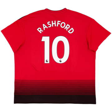 2018-19 Manchester United Home Shirt Rashford #10 - 8/10 - (XXL)