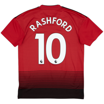 2018-19 Manchester United Home Shirt Rashford #10 - 10/10 - (S)