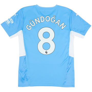 2021-22 Manchester City Home Shirt Gundogan #8 - 10/10 - (S)