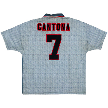 1995-96 Manchester United Away Shirt Cantona #7 - 7/10 - (XXL)