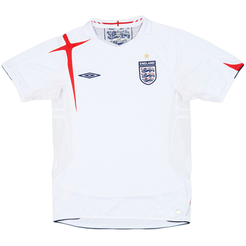 2005-07 England Home Shirt - 8/10 - (S)