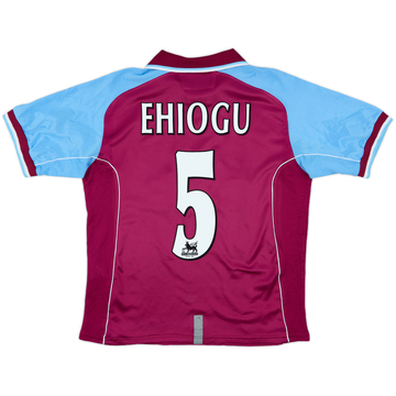 2000-01 Aston Villa Home Shirt Ehiogu #5 - 8/10 - (S)