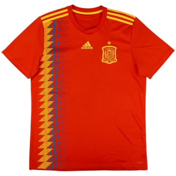 2018-19 Spain Home Shirt - 7/10 - (L)