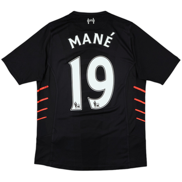 2016-17 Liverpool Away Shirt Mane #19 - 9/10 - (XL.Boys)
