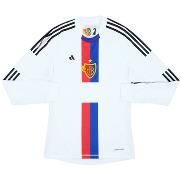 2012-13 FC Basel Player Issue Away L/S Shirt - 4/10 - (S)