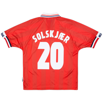 1998-00 Norway Home Shirt Solskjaer #20 - 10/10 - (Y)