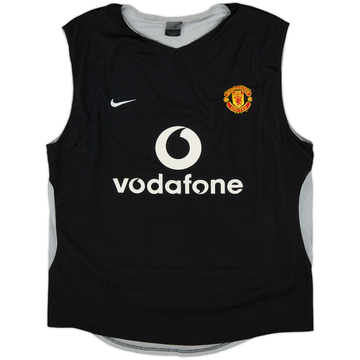 2003-04 Manchester United Nike Player Issue Training Vest - 6/10 - (L)