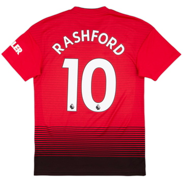 2018-19 Manchester United Home Shirt Rashford #10 - 9/10 - (S)