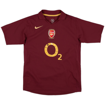 2005-06 Arsenal Home Shirt - 5/10 - (L.Boys)