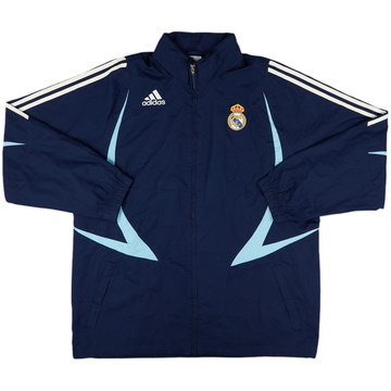 2007-08 Real Madrid adidas Hooded Rain Jacket - 8/10 - (L)