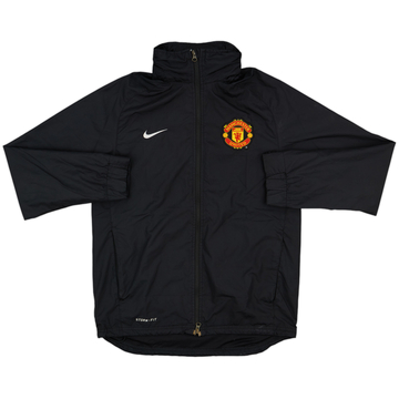 2011-12 Manchester United Nike Hooded Rain Jacket - 8/10 - (S)