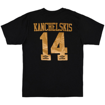 1994-96 Manchester United Umbro Graphic Tee Kanchelskis #14 - 8/10 - (L)