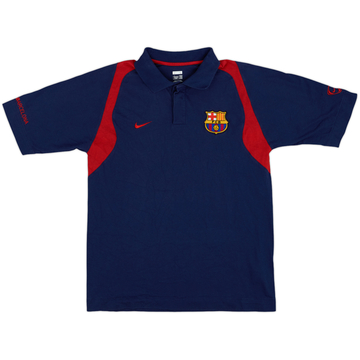2007-08 Barcelona Nike Polo Shirt - 9/10 - (L)