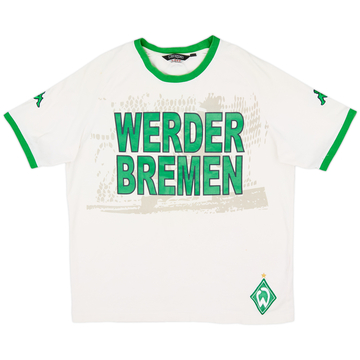 2004-05 Werder Bremen Kappa Cotton Tee - 6/10 - (L)