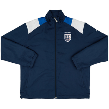 2004-06 England Umbro 1/4 Zip Hooded Rain Jacket - 8/10 - (XL)