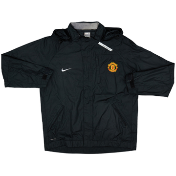 2007-08 Manchester United Nike Hooded Rain Jacket - 9/10 - (M)