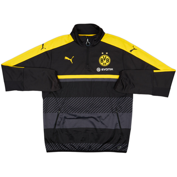 2014-15 Borussia Dortmund Puma 1/4 Zip Training Top - 9/10 - (L)